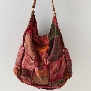 FREE PEOPLE Kaleidoscope Patched Tote